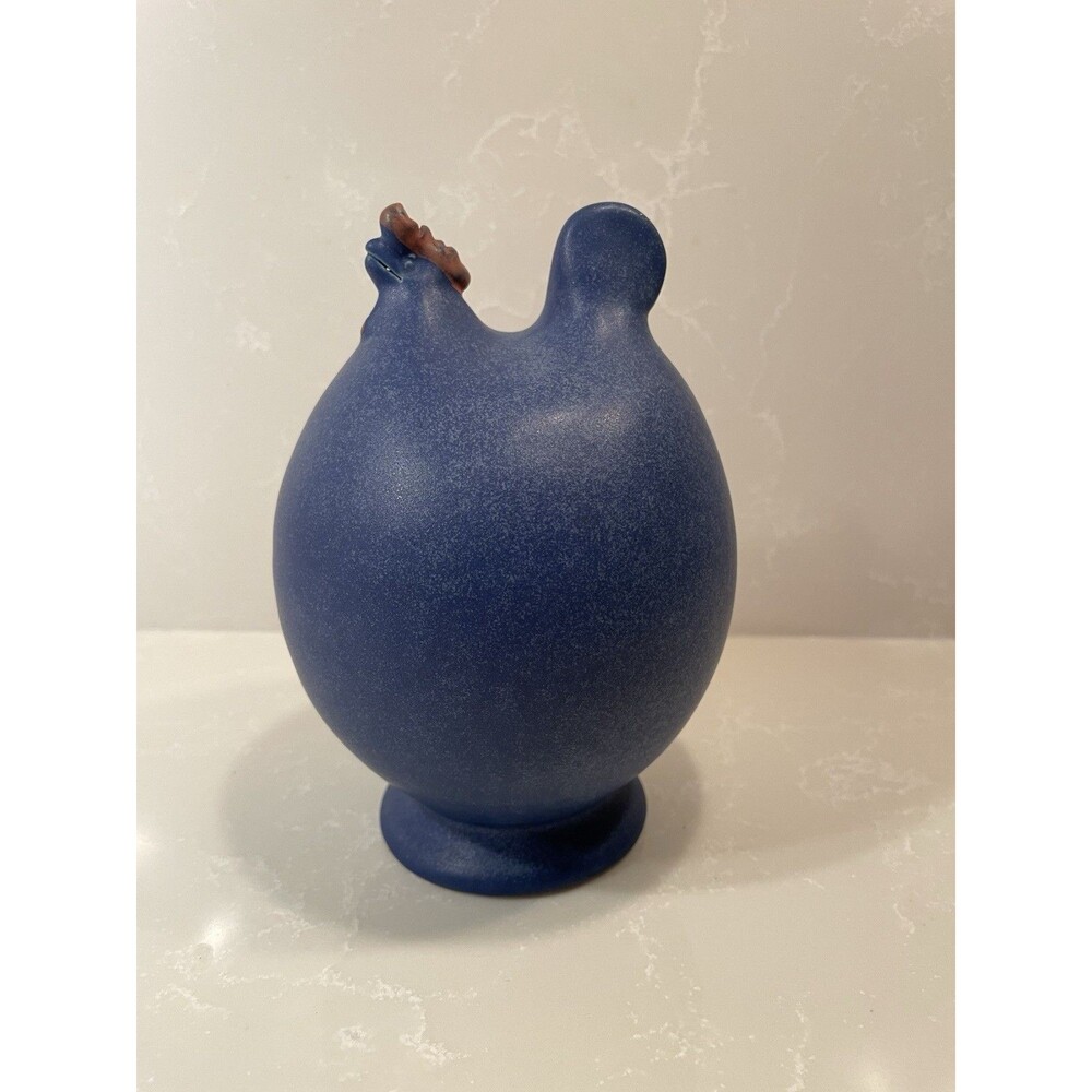 Lerkärlet (lerkarlet) Ceramic Chicken / Rooster Handmade Dutch Pottery